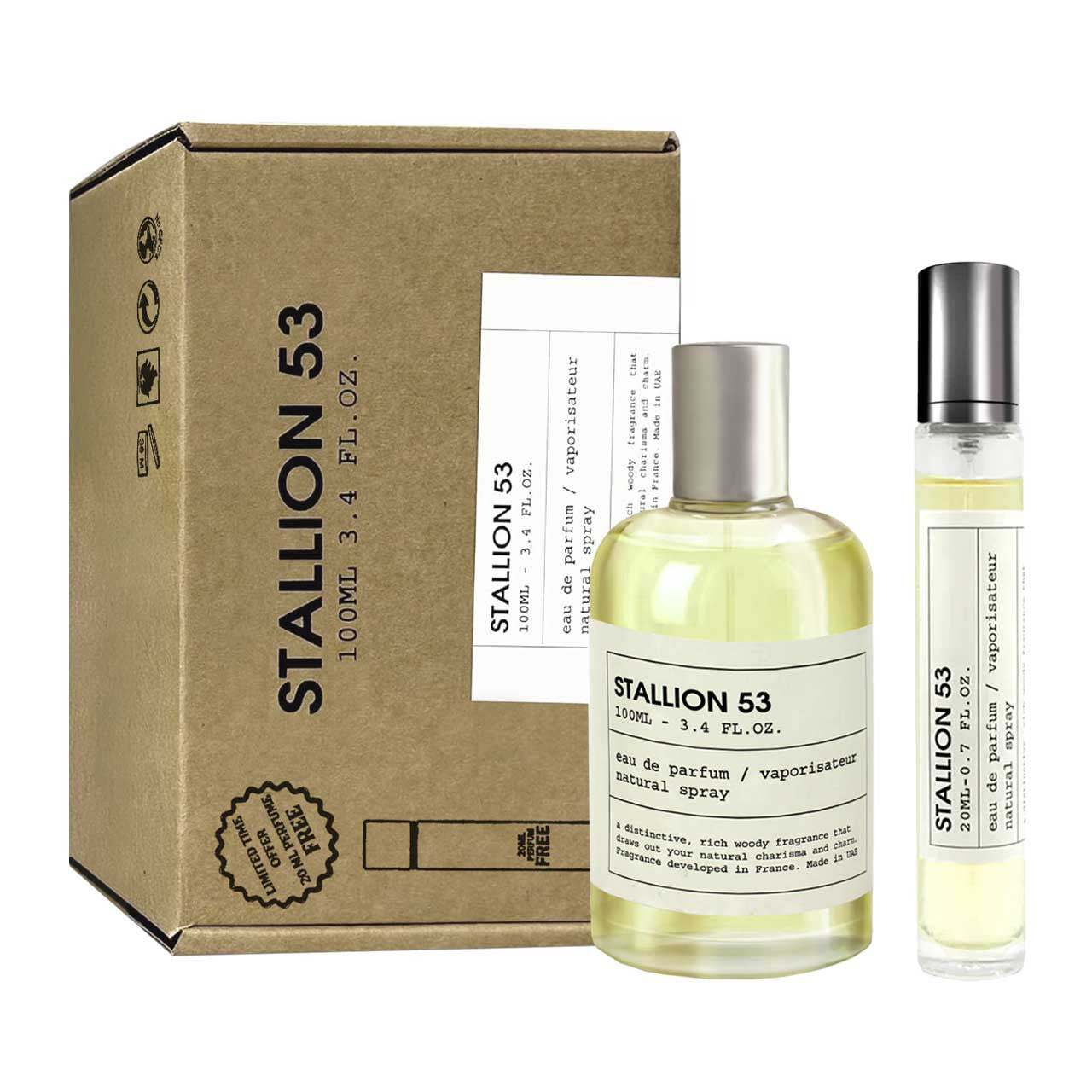 Stallion 53 + Travel 20ml EDP 100ml Unisex