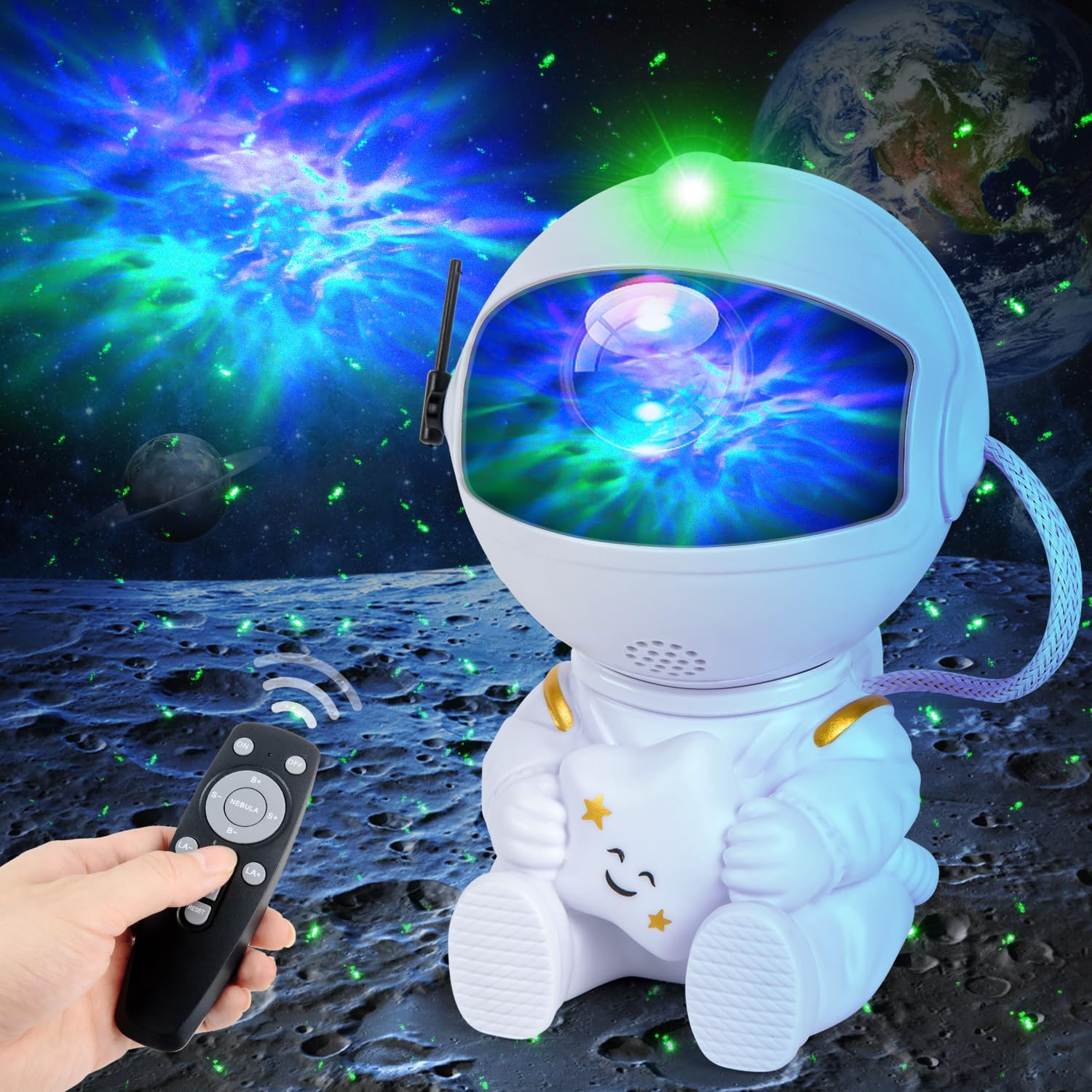 NEBULA proyectando nebulosa en una recámara